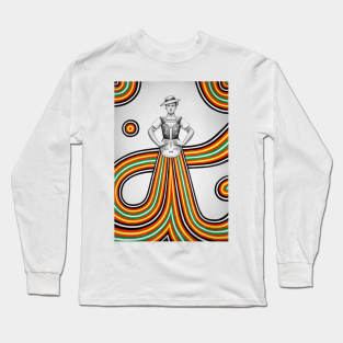 Woman in Traditional Dress Long Sleeve T-Shirt